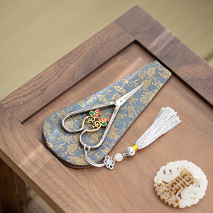 <b>Tea</b> Scissors For <b>Tea</b> Ceremony Flat Shape Convenient <b>Tea</b> <b>Set</b> Accessories Dehua Origin - Product Image 1