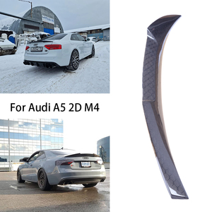 For A5 B8 B8.5 2Door Coupe 8T3 M4 Style Honeycomb Carbon Fiber Rear Spoiler Trunk Wing 2007-2017 - Product Image 2