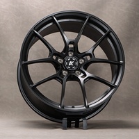 Jantes de course sportives de style Black Ray forgées sur mesure Wangu, adaptées à Porsche GT3 GT4 Audi SQ5 Volkswagen et BMW