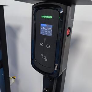 แท่นชาร์จรถยนต์ไฟฟ้าแบบติดผนัง มาตรฐานยุโรป รุ่น 3 กำลังไฟ 22 กิโลวัตต์ สำหรับรถยนต์พลังงานใหม่ ใช้ในบ้าน วัสดุ PC รองรับไฟฟ้า 1/3 เฟส - Product Image 4