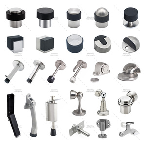 Butée de porte en forme de cœur en alliage de zinc et caoutchouc poli de style moderne pour porte en verre - Product Image 5