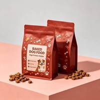 Sachet Doypack pour aliments pour animaux de compagnie, finition mate, refermable avec fermeture éclair, impression de logo personnalisée, haute barrière, qualité alimentaire, emballage plastique