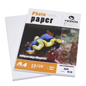 A3 <span class=keywords><strong>A4</strong></span> tấm có thể in tủ lạnh nam châm giấy ảnh 4x6 <span class=keywords><strong>Glossy</strong></span> phun Sticker giấy nam châm tấm với chất kết dính - Product Image 6