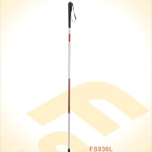 Bastón de apoyo para personas mayores Foshan Oriental White Cane FS936L de aleación de aluminio con altura ajustable - Product Image 1