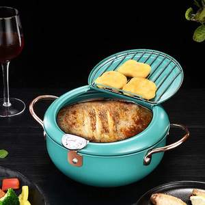 Wholesale Best Good Sale Home Deep Japanese Fryer <strong>Pot</strong> Oil Drip Drainer Rack for French Fries <strong>Fish</strong> Fryer - Product Image 6