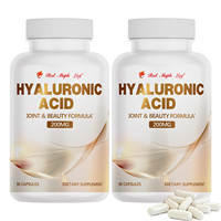 Capsules d'acide hyaluronique haute puissance, non OGM, favorisent le confort des articulations, l'hydratation de la peau et la nutrition des cheveux et des ongles