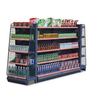 Display Gondola Shelf, Super Market Goods Shelves, Snacks Store Display Rack