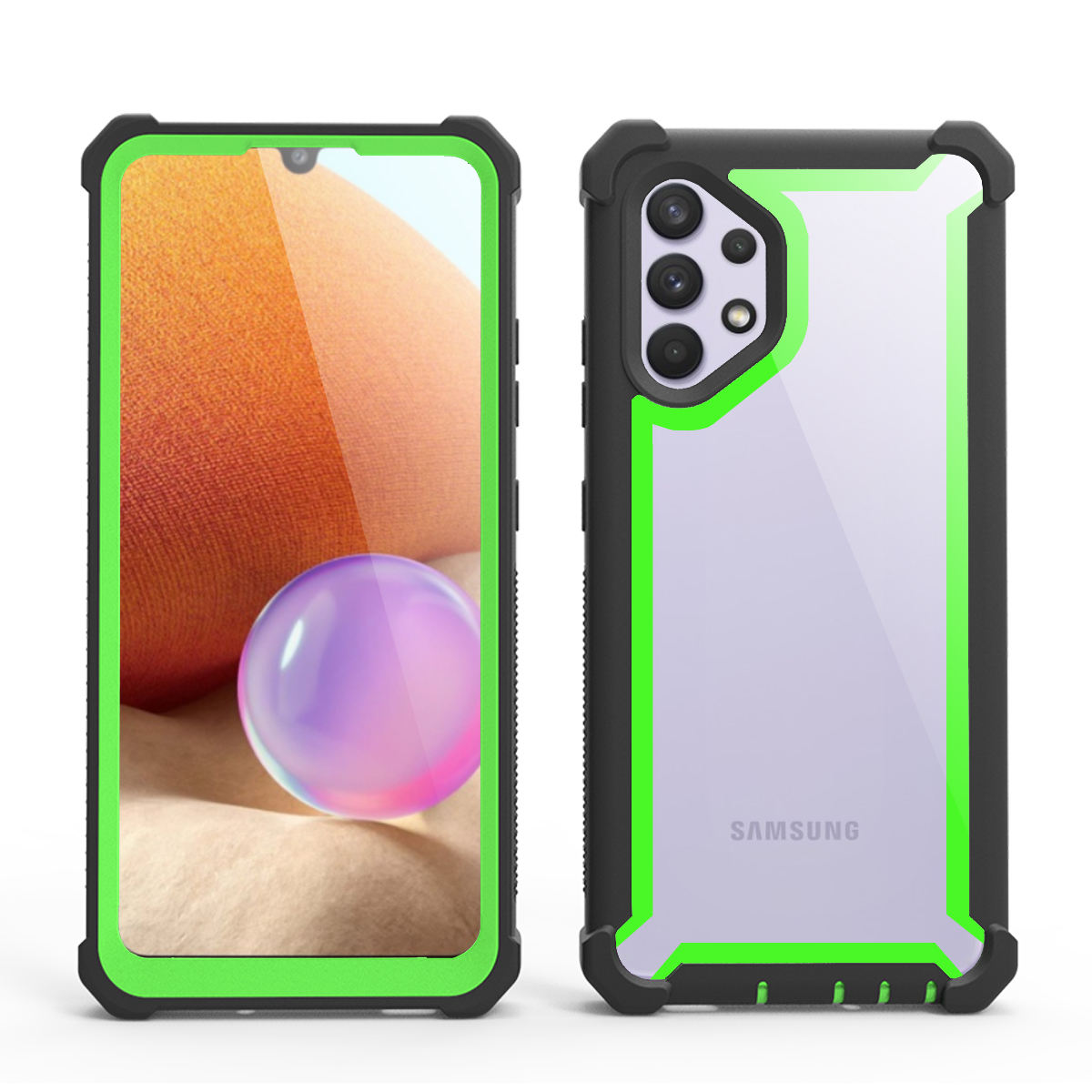 สีดำสีเขียว