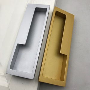 ตู้ลิ้นชักที่ซ่อนอยู่จับเฟอร์นิเจอร์อลูมิเนียมที่จับอลูมิเนียมโดยตรงมีเอกลักษณ์ gqk ขายดี - Product Image 5