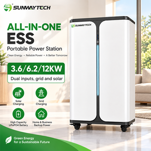 ระบบจัดเก็บพลังงานแสงอาทิตย์แบบออฟกริด <span class=keywords><strong>Sunway</strong></span> 15kWh 3-15kW พร้อมแบตเตอรี่ LiFePO4 MPPT 51.2V ออลอินวัน สำหรับบ้านและสถานการณ์ฉุกเฉิน - Product Image 1