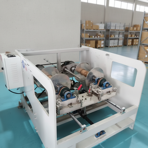 Wholesale Booster Pneumatic Semi-Automatic High Efficiency Motor Gear Paper <b>String</b> Rope Twisting Paper Handle Cord <b>Machine</b> - Product Image 1