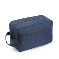 Sac de toilette sportif en polyester imperméable grand format avec logo personnalisé, idéal pour la promotion OEM/ODM, organisateur de voyage de marque