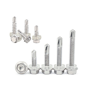 Acero inoxidable 316 Tapping Brocante Din7504 Tornillos autoperforantes de cabeza hexagonal - Product Image 4