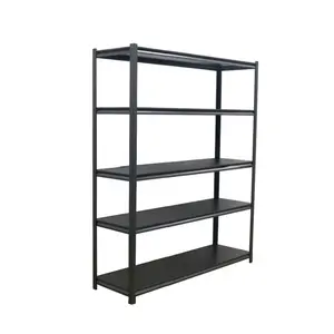 Cheap Stable Standing Type Carbon Steel 5 Layer Supermarket Retail Display Shelves