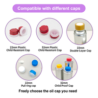 Boîte métallique cylindrique vide de 100 ml, personnalisable, avec couvercle à bec verseur pour l'emballage d'additifs de carburant automobile