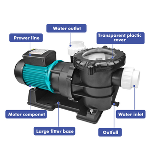 Pompe à eau entièrement automatique à vitesse variable <span class=keywords><strong>1</strong></span>,5 CV pour <span class=keywords><strong>piscine</strong></span>/parc aquatique/aquaculture à grande échelle avec 2 ans de garantie - Product Image 2