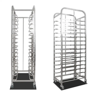 La vente de chariot à plateau de manutention/cuisson/séchage en acier inoxydable avec la taille de la couche peut être personnalisée