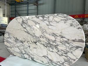 Weißer Marmor Preis Luxus Badezimmer Wand-und Boden dekoration Italienisches Arabe scato Vagli Weiß - Product Image 5