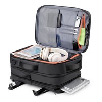 Sac à dos d'affaires pour ordinateur portable YCH avec logo personnalisé, grande capacité, antivol, compression sous vide, étanche, avec port USB