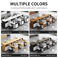 Mobilier de bureau moderne BGZ-10, ensemble tables et chaises de bureau, table de travail pour le personnel, table de travail en forme de L fabriquée en Chine