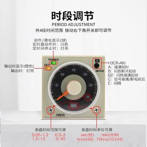 รีเลย์หน่วงเวลาแบบตัวชี้ H3CR-A จากผู้ผลิตโดยตรง 11 ขา โซลิดสเตท AC220V/DC24V รับประกันคุณภาพ 8 ปี - Product Image 4