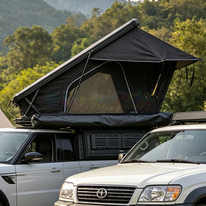 High Quality Roof Tent 1-3 Person Luxury Rooftop Tent Hard Shell Aluminum Shoe Bag Roof Top Tent For Car Rooftop Camping - Product Image 2