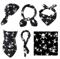 Pañuelo con Estampado de Banderas de Diferentes Países, 55x55cm, Cuadrado, Personalizado, de Algodón Suave, Estilo Deportivo, Secado Rápido, Multifuncional