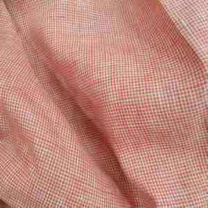 100 процентов льняной ткани в клетку - Product Image 4