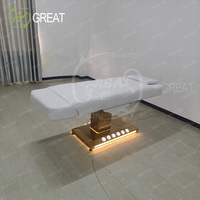Tables et Lits de Massage Électriques Thermiques Professionnels Pliants Portables Larges pour Spa Thaïlandais, Salon de Beauté, Headspa et Chambre