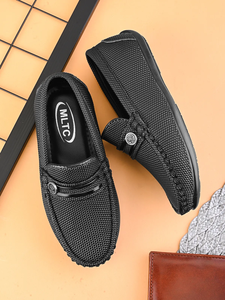 Breathable Casual Slip-On Loafers for Kids <b>Boys</b> Lightweight Non-Slip Walking Shoes for Toddlers & Little <b>Boys</b> Comfortable in Use - Product Image 3