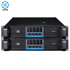 Xibon W4600 W4800 4 Channel Professional Power Amplifier Stage KTV Audio System - Product Image 1