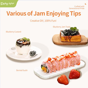 ส่วนผสมชาบับเบิสกิต ODM <span class=keywords><strong>แยม</strong></span>ผลไม้ไอศกรีมขนมสตร<span class=keywords><strong>อเบ</strong></span>อร์รี่1กก. - Product Image 2