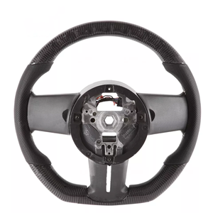 Volant en fibre de carbone compatible avec <span class=keywords><strong>Ford</strong></span> <span class=keywords><strong>Mustang</strong></span> <span class=keywords><strong>GT</strong></span> <span class=keywords><strong>500</strong></span> GT350 2010 2011 2012 <span class=keywords><strong>2013</strong></span> 2014 Volant de voiture personnalisé - Product Image 6
