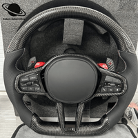 Volant en fibre de carbone G01 G05 X3 X5 G06 G11 G14 G29 G25 G32 G20 G28 G30 G38 G60 G70 F90 M3 M4 M5 M6 F10 F30 LCI CS pour BMW