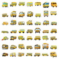 50 autocollants en vinyle imperméables à l'eau, dessins animés, vente chaude, décoration DIY, autocollants pour voiture, moto, voiture de sport, accessoires automobiles