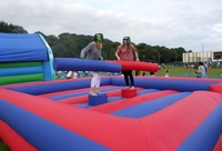 Jeu de bâtons gonflables en mousse de gladiateur de location, jeux de défi d'arène de gladiateur gonflable