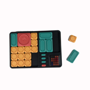 All-in-One Tương Tác Giáo Dục Hội Đồng Quản trị trò chơi siêu Mê Cung trượt huarong đường pegged Câu Đố nhựa thần tài đồ chơi - Product Image 2