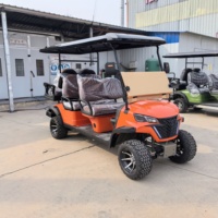 Autobús Turístico Eléctrico de Nuevo Diseño 4x4, Carrito de Golf de 4+2 Plazas con Batería en Venta