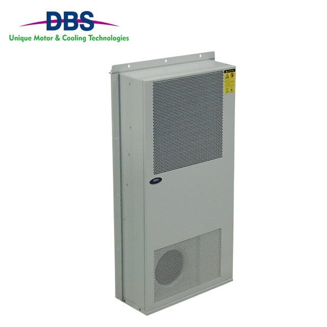 DBS 48VDC IP55 Rated Energy Saving Outdoor Telecom Cabinet Air Conditioner with Hitachi Compressor 800W Cooling R134a
