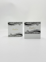 Boîte à bijoux avec logo personnalisable, style luxueux haut de gamme, avec doublure en velours pour les bagues, emballage cadeau