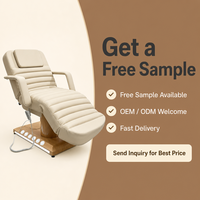 Lit de salon de beauté électrique, fauteuil de massage inclinable, lit de spa facial réglable en cuir PU avec télécommande pour esthéticienne