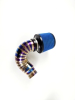 Contach Titanium Alloy Entrada de ar frio para BMW G80 M3 G82 G83 M4 S58 Entrada de ar