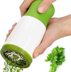 Tritatutto Manuale in Acciaio Inox per Cilantro e Spezie con Lame in Acciaio Inox - Product Image 1