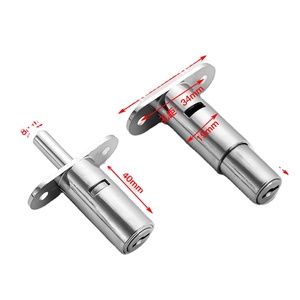 Modern Zinc Alloy Anti-<b>Lock</b> Furniture <b>Lock</b> for Bathroom and Hotel Use Durable Office <b>Cabinet</b> Door Desk Drawer <b>Lock</b> - Product Image 1