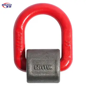 1.12T to15T G80 Rigging Hardware Weld on D Ring for Lifting D- rings Container Ships