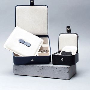 New Sruare <b>Jewelry</b> for Earrings <b>Velvet</b> Jewellery Packaging Necklace and Earring Set <b>Box</b> Low Prince - Product Image 2