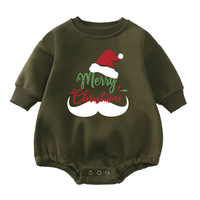 Nouvelle combinaison unisexe pour bébé sur le thème de Noël 2026 pour la saison automne/hiver, en tissu de coton épais pour garder les nouveau-nés au chaud