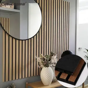 GoodSound Oka Akupanel Pet Ceiling Wood Slats Wooden Soundproof Wall Cover Decoration Acoustic Panels