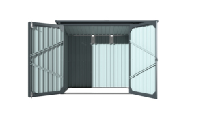 Cobertizos de <span class=keywords><strong>bicicletas</strong></span> de metal de acero galvanizado Almacenamiento al aire libre - Product Image 3