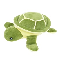 Peluches géantes tortue verte en gros, coussin de dossier en peluche douce de dessin animé, jouets en peluche personnalisés